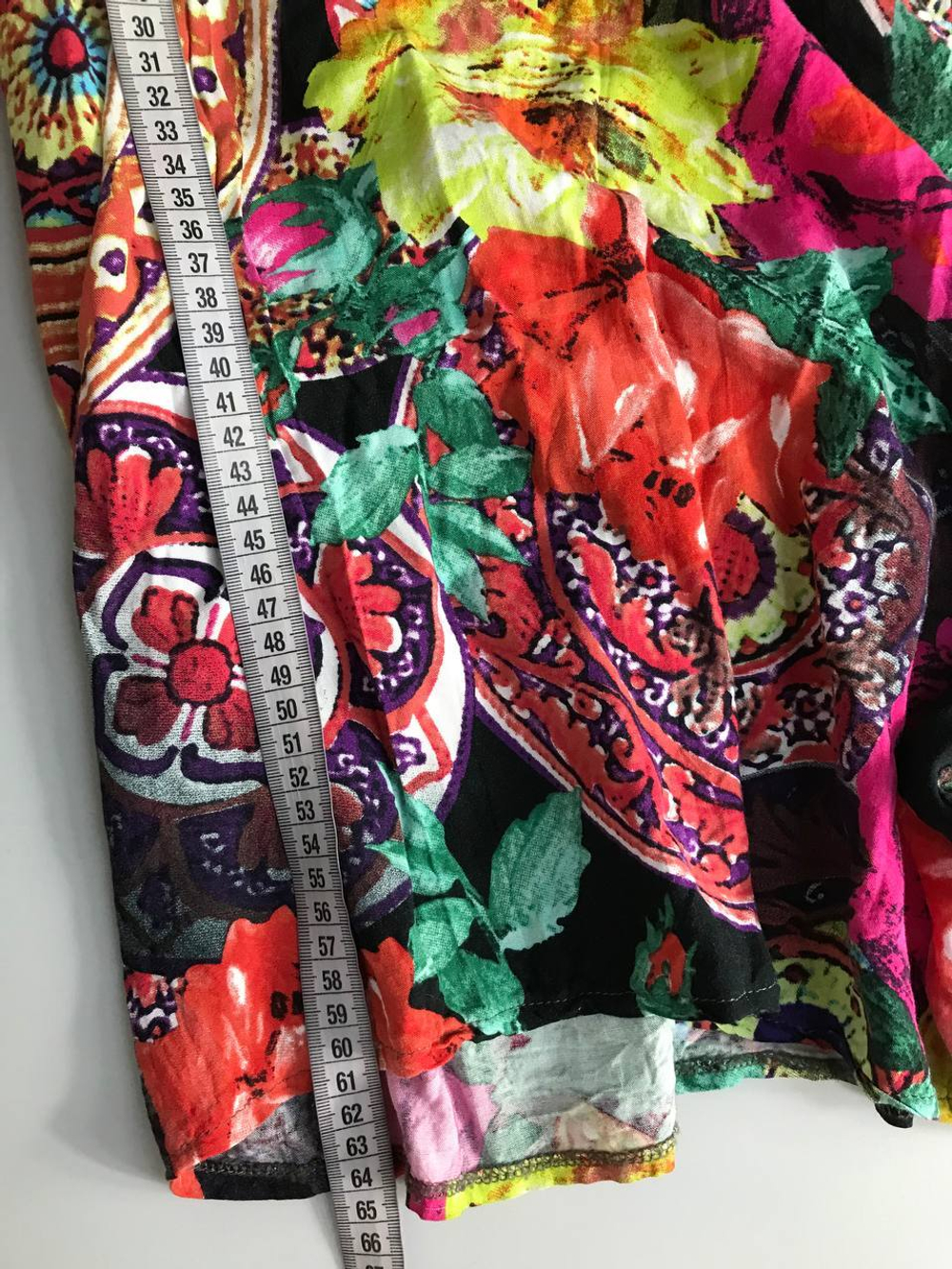 Комбинезон Miss Stanbul яркий из вискоз 40+6, на 46 размер