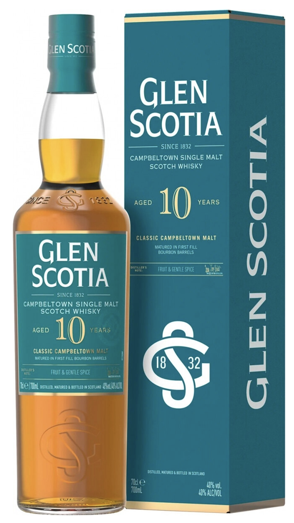 Виски Glen Scotia 10 Years Old, 0.7 л.