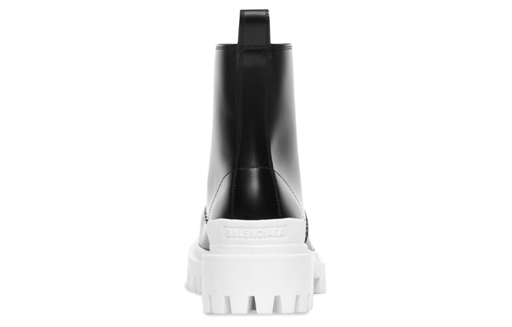 Balenciaga Strike 20mm Bootie "Black White" Women"s