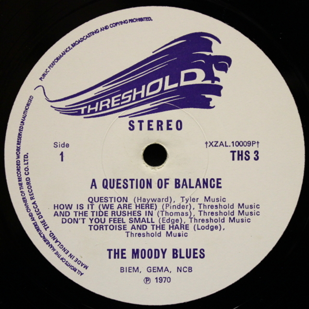 The Moody Blues / A Question Of Balance (LP)