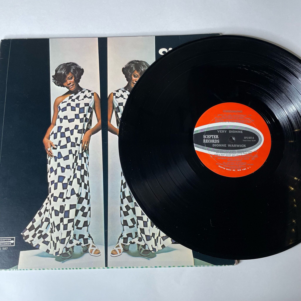 Винтажная виниловая пластинка LP Dionne Warwick, Very Dionne (USA 1970)