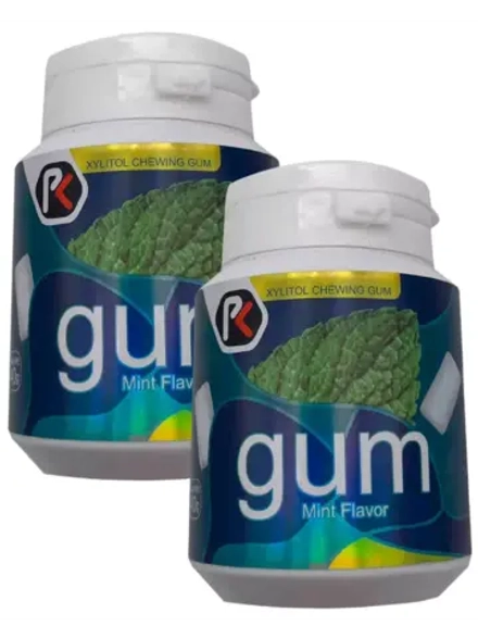 Жевательная резинка в банке с Мятным вкусом 40 г * 2 шт