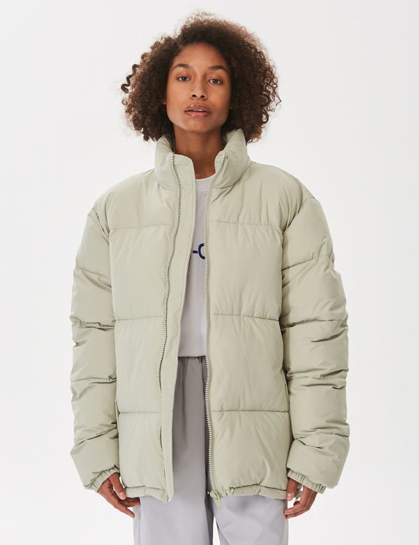 Пуховик Basic Хаки - фото 3