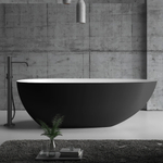 Акриловая ванна ABBER AB9211MB черная матовая