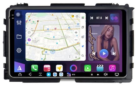Магнитола для Honda Vezel 2013-2021 - FarCar GX9-9514 монитор 9.5" 2K QLED на Android 14, TS20, 6+128Гб, CarPlay, 4G SIM-слот