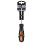 Отвертка Park Strom SL5x10cм, двухкомпонентная рукоятка OTV006DK, шлицевая
