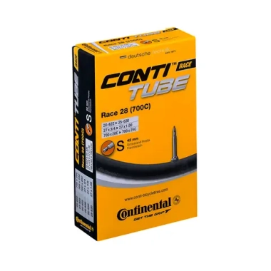 Велокамера шоссейная CONTINENTAL 28", нипель 42 мм