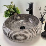 Раковина из мрамора Donut Grey Allur DM-62924 45*45*15 134