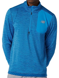 Мужская теннисная кофта New Balance Impact Grid - blue