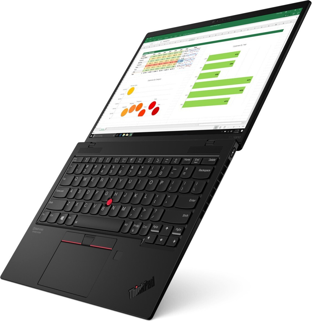 Ноутбук Lenovo ThinkPad X1 Nano Gen 1 20UN005PRT  Intel Core i5 1130G7, 1.8 GHz - 4.0 GHz, 16384 Mb, 13; 2K 2160x1350, 512 Gb SSD, DVD нет, Intel Iris Xe Graphics, 4G LTE, Windows 10 Professional, черный