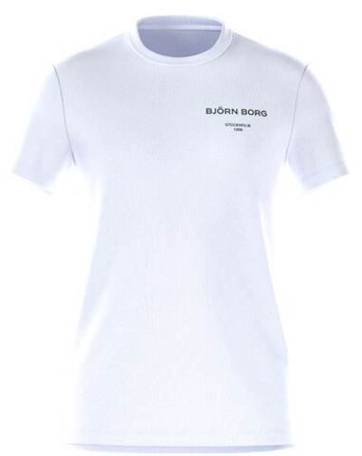 Мужская теннисная футболка Björn Borg Essential T-Shirt - brilliant white