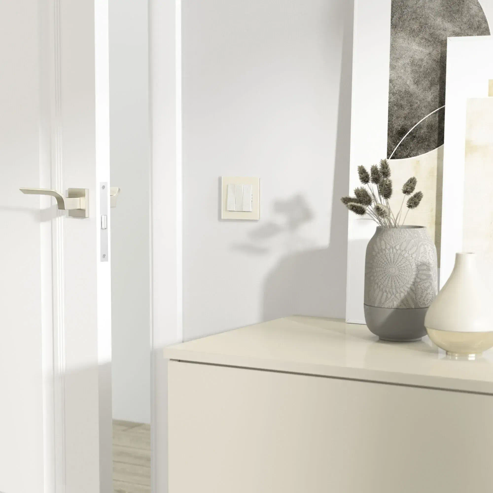 Набор клавиш для выключателя трехклавишного (перламутровый рифленый) W1139013