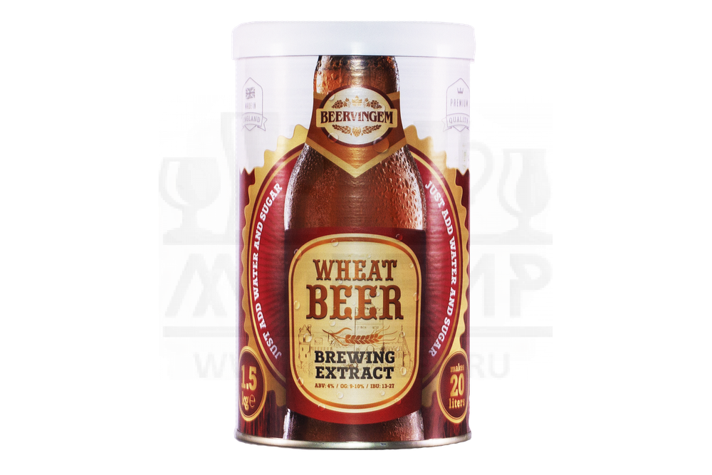 Солодовый экстракт Beervingem "Wheat beer", 1,5 кг
