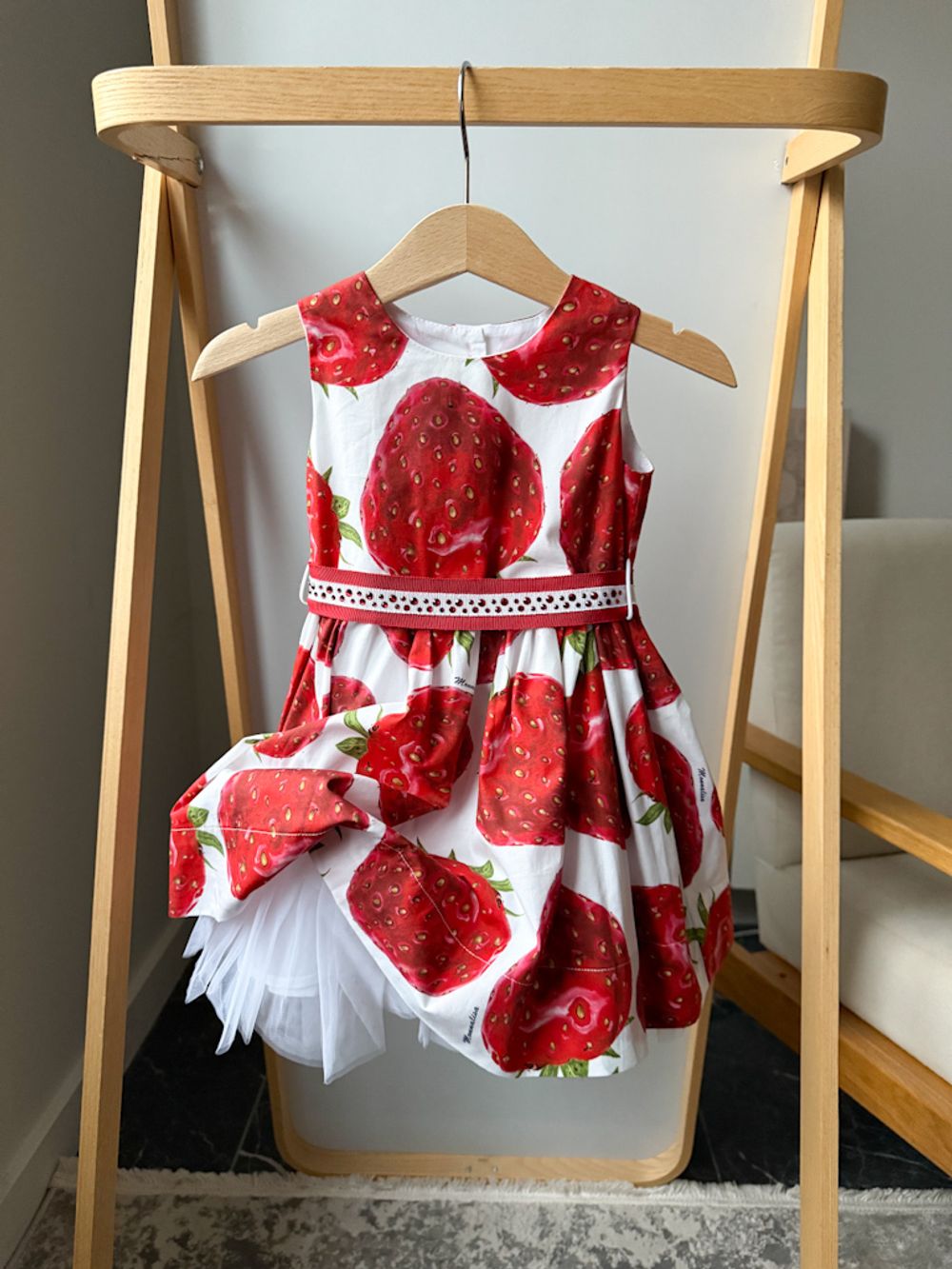 Хлопковое платье Monnalisa, 80