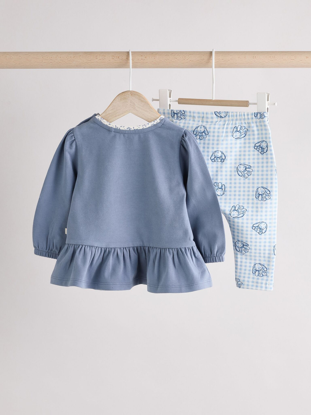 Лонгслив и легинсы в комплекте для малышей Next E66-468, Голубой