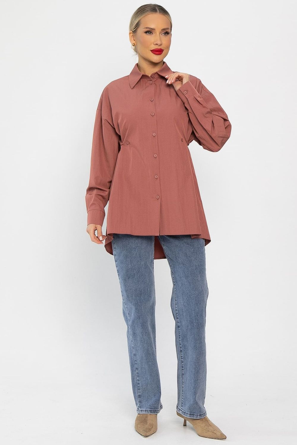 Рубашка Антария (терракот) Б14188-5М LT Collection