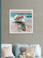 Картина на подрамнике в раме 43*43 см