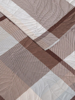 Покрывало на кровать, стеганое, поплин с размерами 215х220