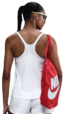 Женский теннисный топ Nike One Classic Dri-Fit Tank - белый/черный