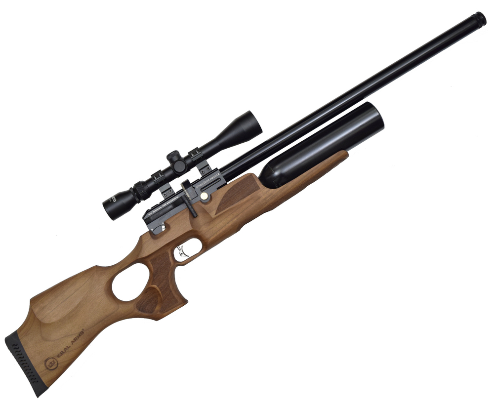 Винтовка пневматическая KRAL ARMS Puncher Maxi 3, Jumbo кал. 6,35мм орех
