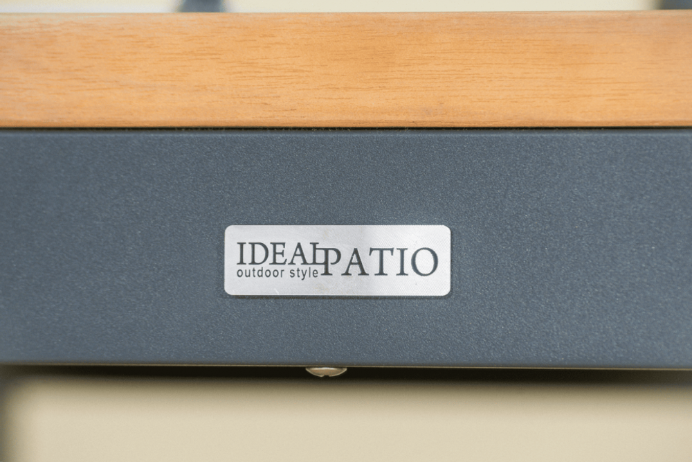 Стол обеденный Ideal Patio ТЕЛЛА алюминий, тик 80x80 см (4 ножки) резервный дубль