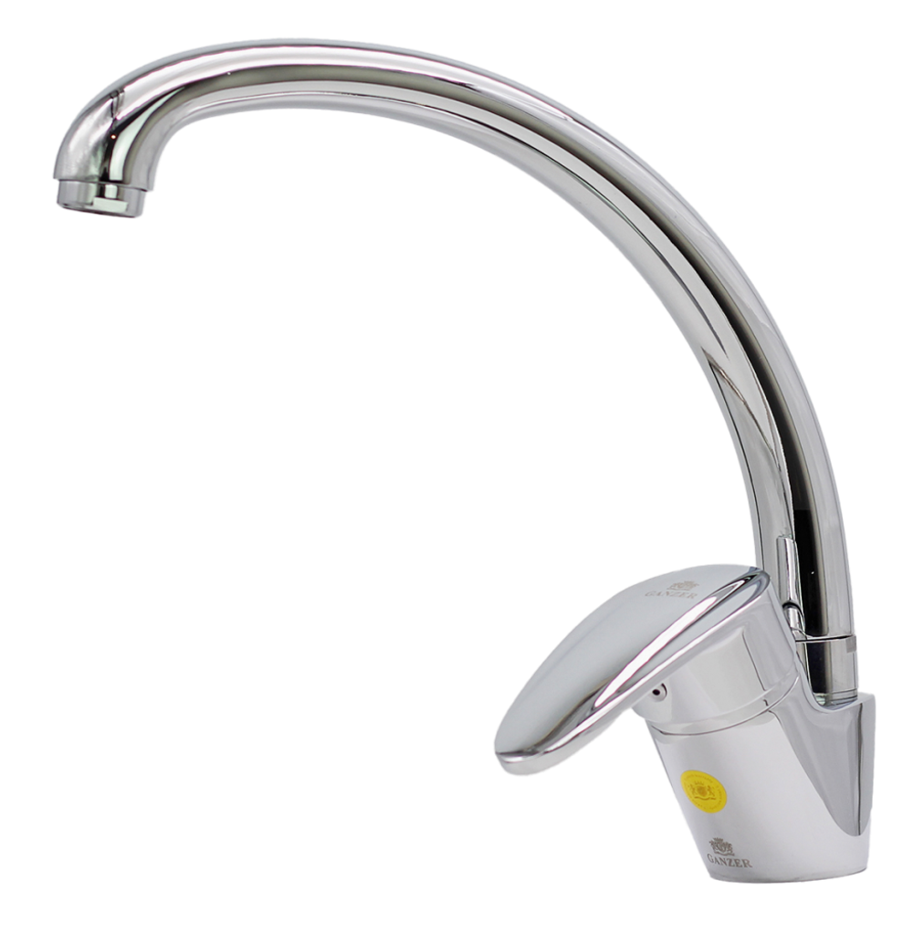 11023 Смеситель однорычажный для кухни "GANZER"  (10/1шт)