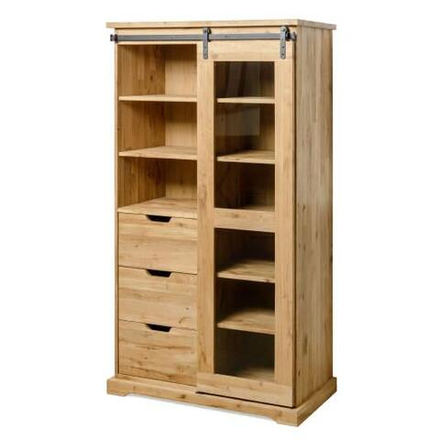 RAILWAY Шкаф с витриной (вар. V2)