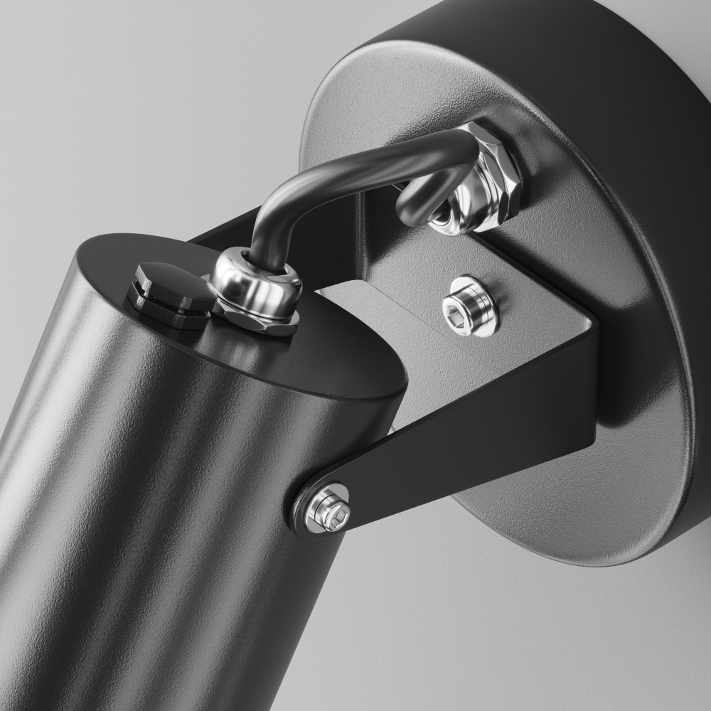 Уличный настенный светильник Maytoni Scope O025WL-01B