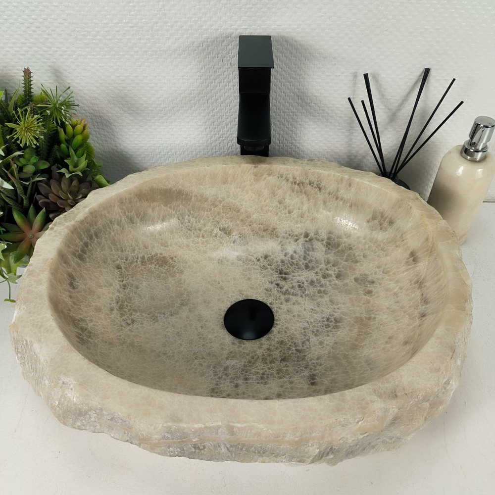 Раковина из оникса Erozy Grey EO-64541 52*42*15 0156