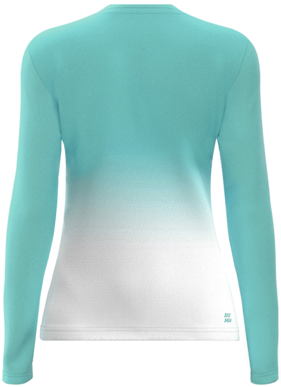 Футболка с длинным рукавом женская Bidi Badu Crew Gradiant LS, арт. W1330001-TQWH