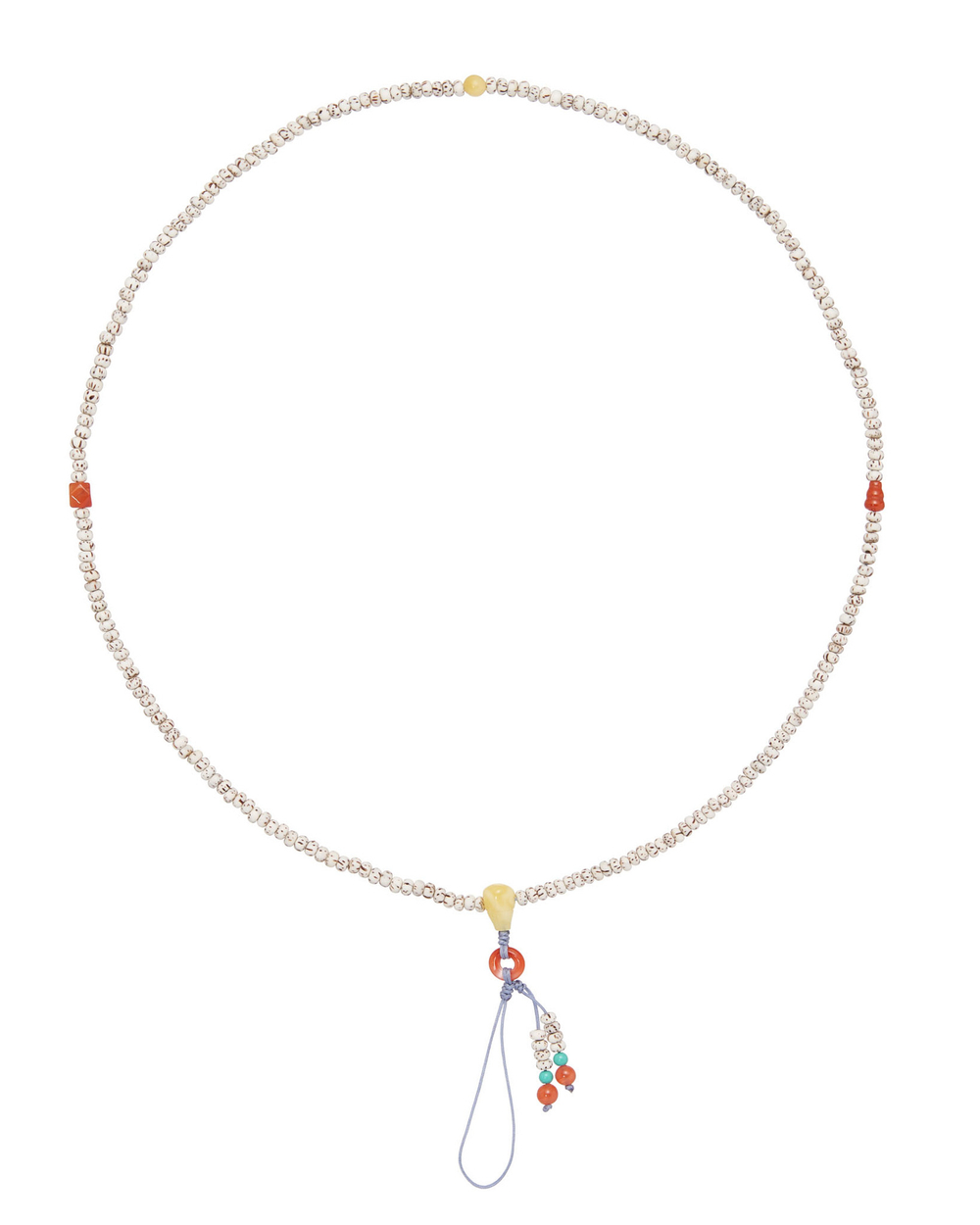 Подвеска на сумку, натуральные белые камни