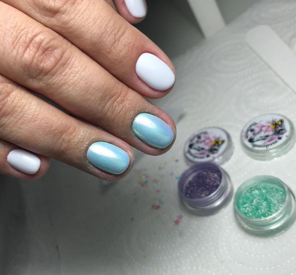 Радужная втирка "Пигмент единорога" Бирюзовый, 0,2 гр