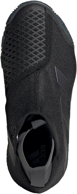 Женские Кроссовки теннисные Adidas Stycon Laceless W Clay - core black/night metallic/grey six