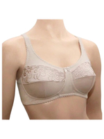 Бюстгальтер для фиксации экзопротеза молочной железы 75G бежевый