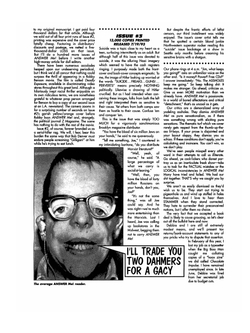 Answer Me. The First Three | Jim Goad