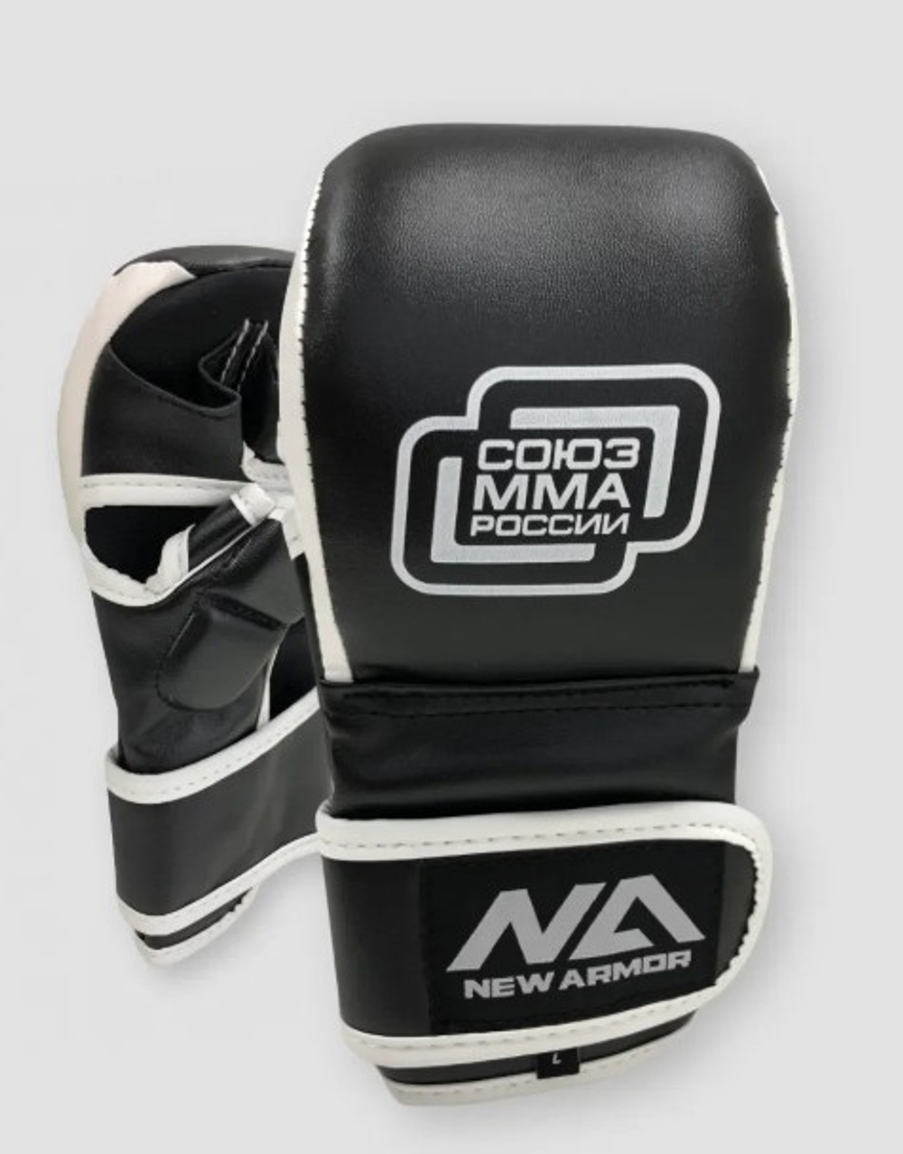 Перчатки NEW ARMOR СОЮЗ ММА PRO черные