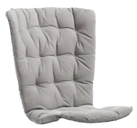 Лаунж-кресло пластиковое с подушкой Nardi Folio, антрацит, серый