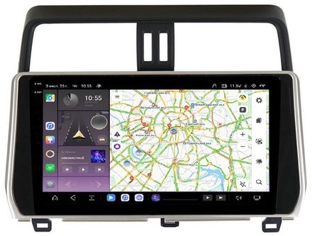 Магнитола для Toyota Land Cruiser Prado 150 2017-2023 - Carmedia OL-1680 QLed+2K, Android 13, TS20, CarPlay, 4G SIM-слот