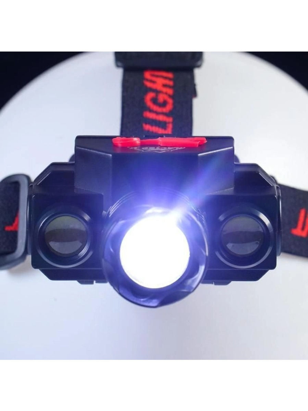 Фонарь налобный аккумуляторный фонарик