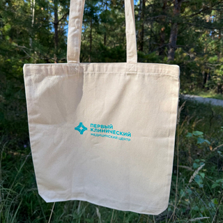 Холщовая сумка (шопер) ПКМЦ. Цвет: бежевый