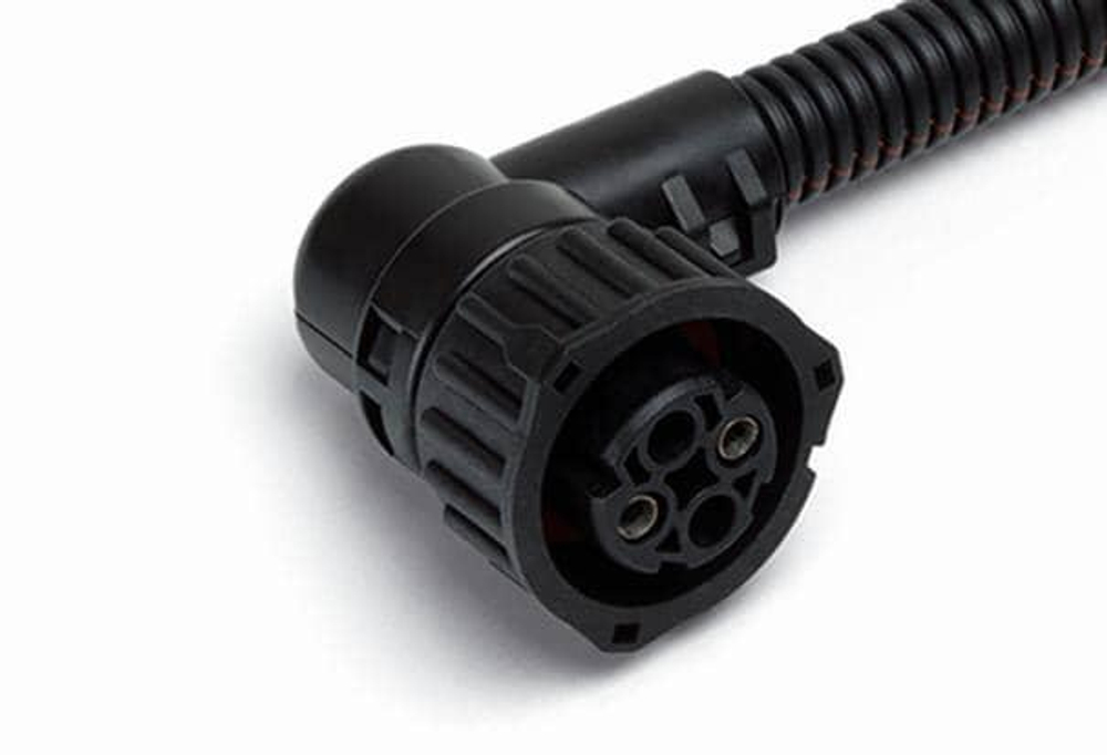 Разъем байонет (розетка) 1-967325-1 (2pin) 2 контакта с угловым адаптером, осушителя воздуха систем ABS для Mercedes, Volkswagen, , Камаз; к датчику уровня пола для MAN.