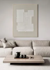 Постер Herald focus 120х90 см, бежевый, белый