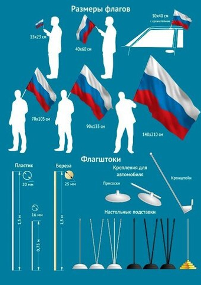 Флажок Байкерский с костями, на палочке (15x23 см)