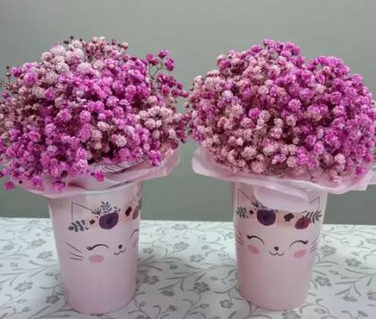 Стаканчик с гипсофилой