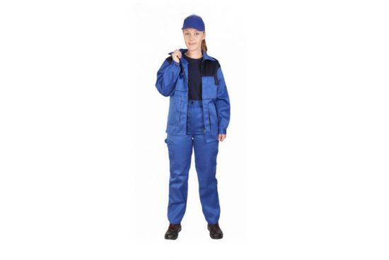 Костюм женский "Рейнир" брюки (василек/синий)