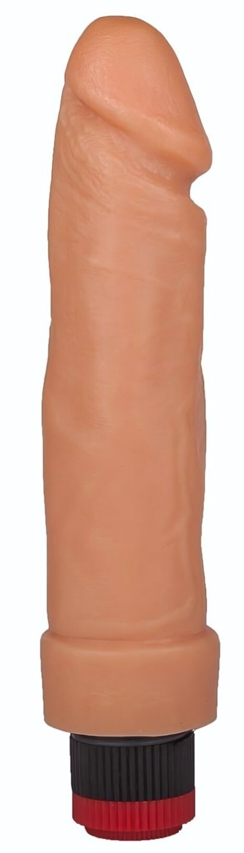 Гелевый вибратор телесного цвета - 20,5 см. (Цвет: телесный)
