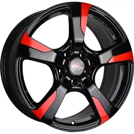 Литые диски Yokatta MODEL-58 8x18/5x120 D72.6 ET30 Черный+красный