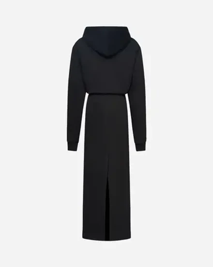 Платье-худи в длине макси