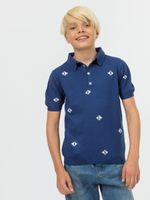 Поло для мальчика с коротким рукавом AT1084 сапфировый