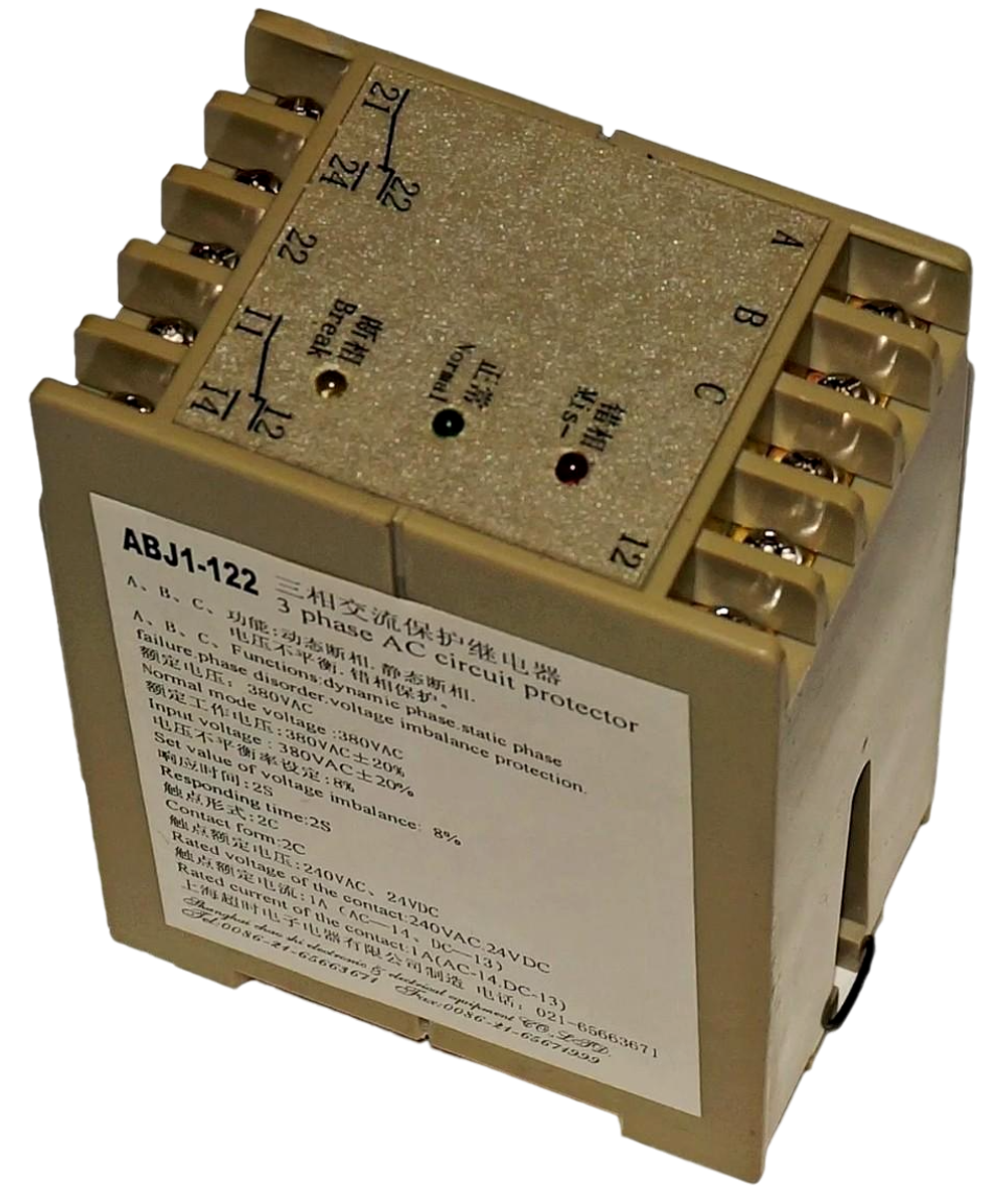 Реле контроля фаз ABJ1-122 (122X) XIZI OTIS.